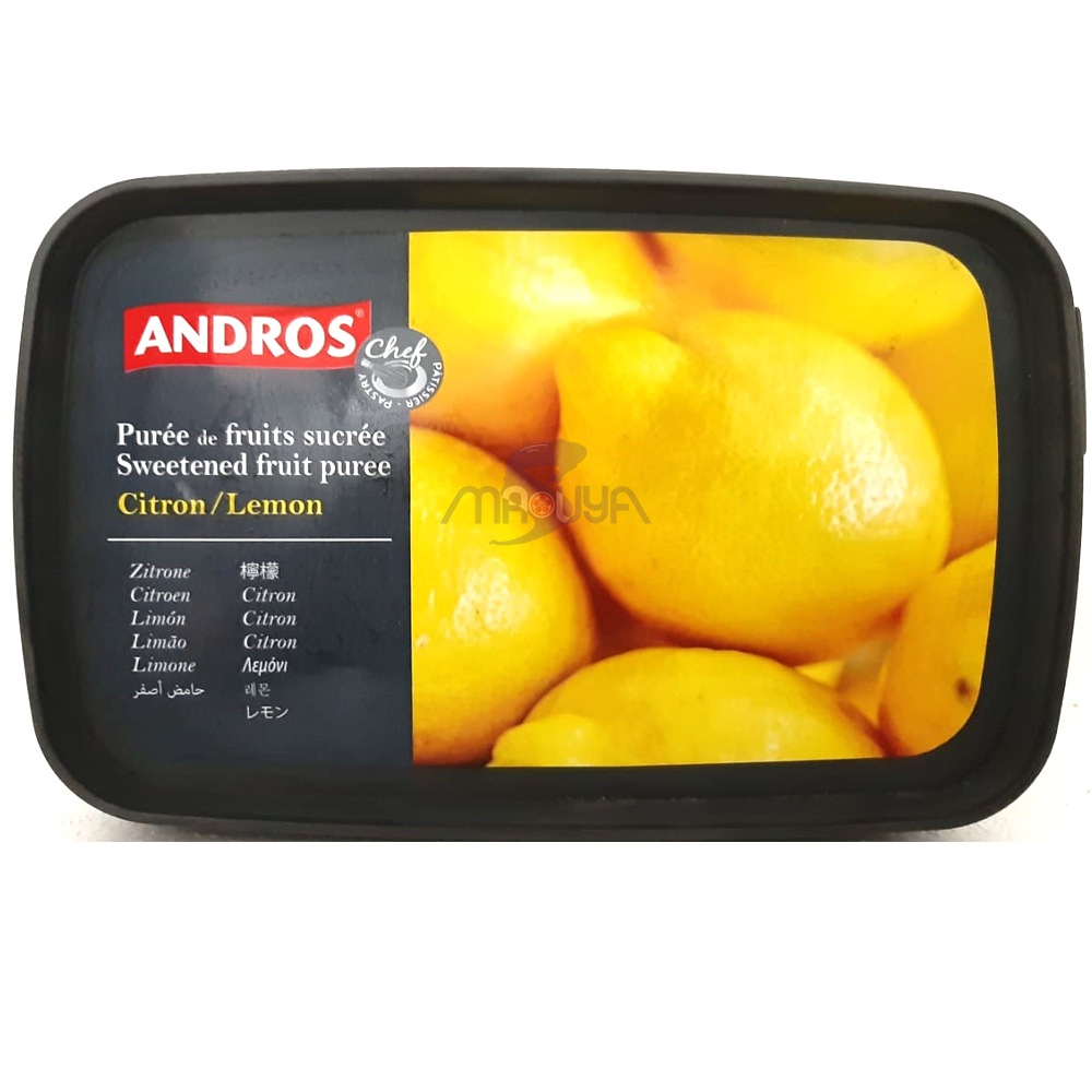 Andros Frozen Sweetened Lemon Puree 1 Kg