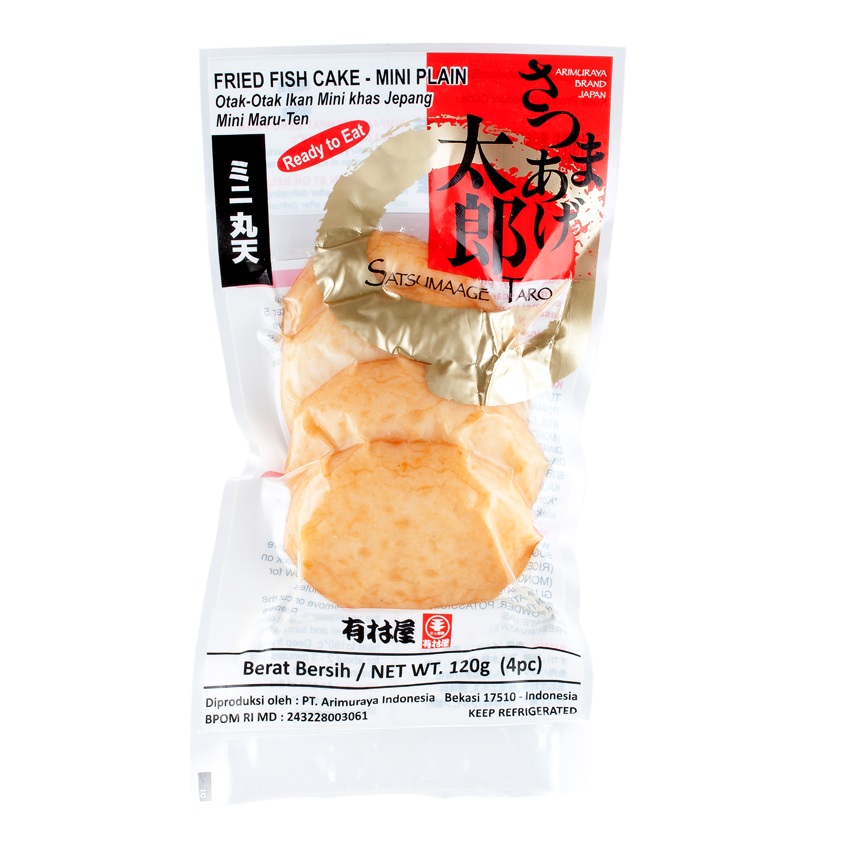 Arimuraya Fried Fish Cake Mini Plain (4 x 30 gr)