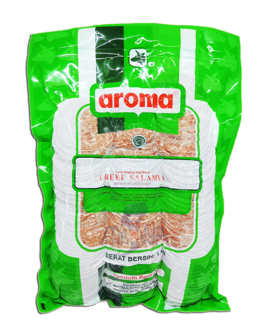 Aroma Beef Salami Vacuum Packed 1 Kg