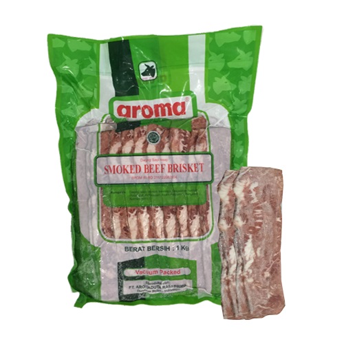 Aroma Smoked Beef Brisket Vacuum Packed 1 Kg