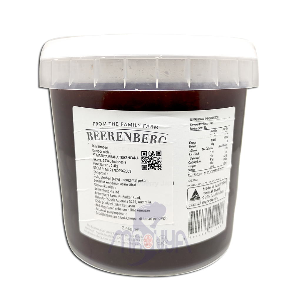 Beerenberg Strawberry Jam 2,4 Kg