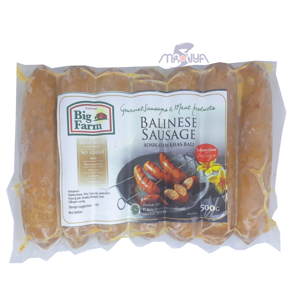 Big Farm Balinese Sausage 500 gr