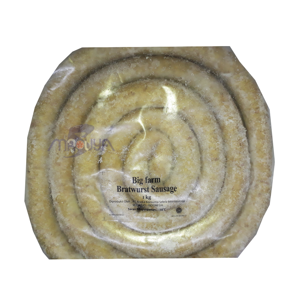 Big Farm Bratwurst Spiral Sausage 1 Kg