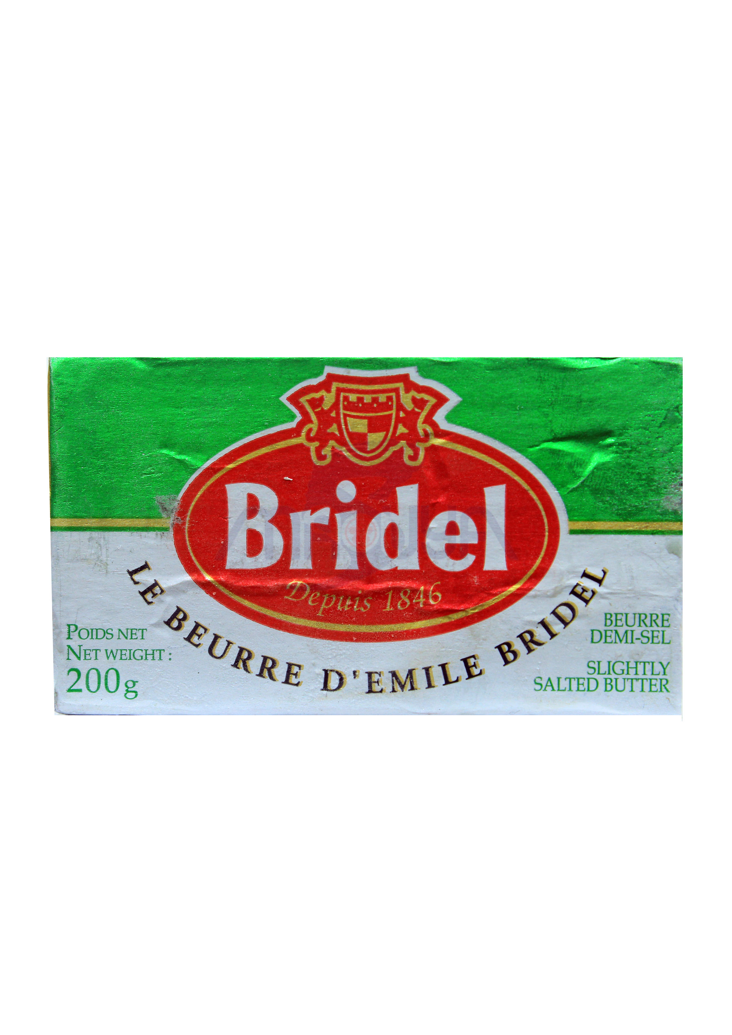Bridel Salted Butter 80% Fat Pack 200 gr
