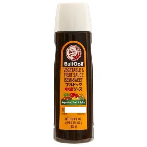 Bulldog Fruit Vegetable Sauce Semi Sweet 500ml