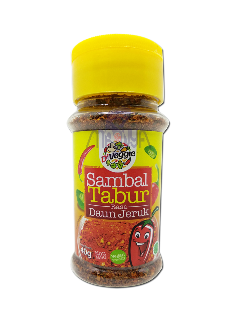 D'Veggie Sambal Tabur Rasa Daun Jeruk 40 gr