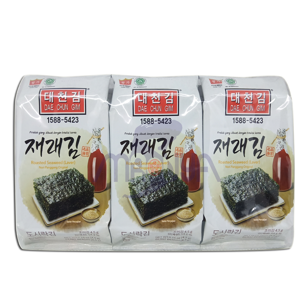 Dae Chun Wangga Original Seaweed (3 x 4.5 gr)