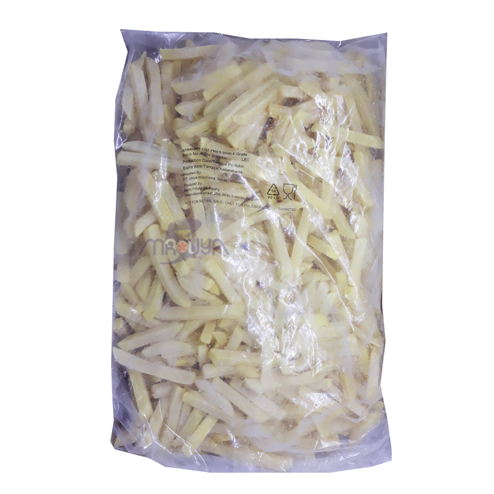 Eu French Fries Straight Cut (9x9mm) 2 Kg