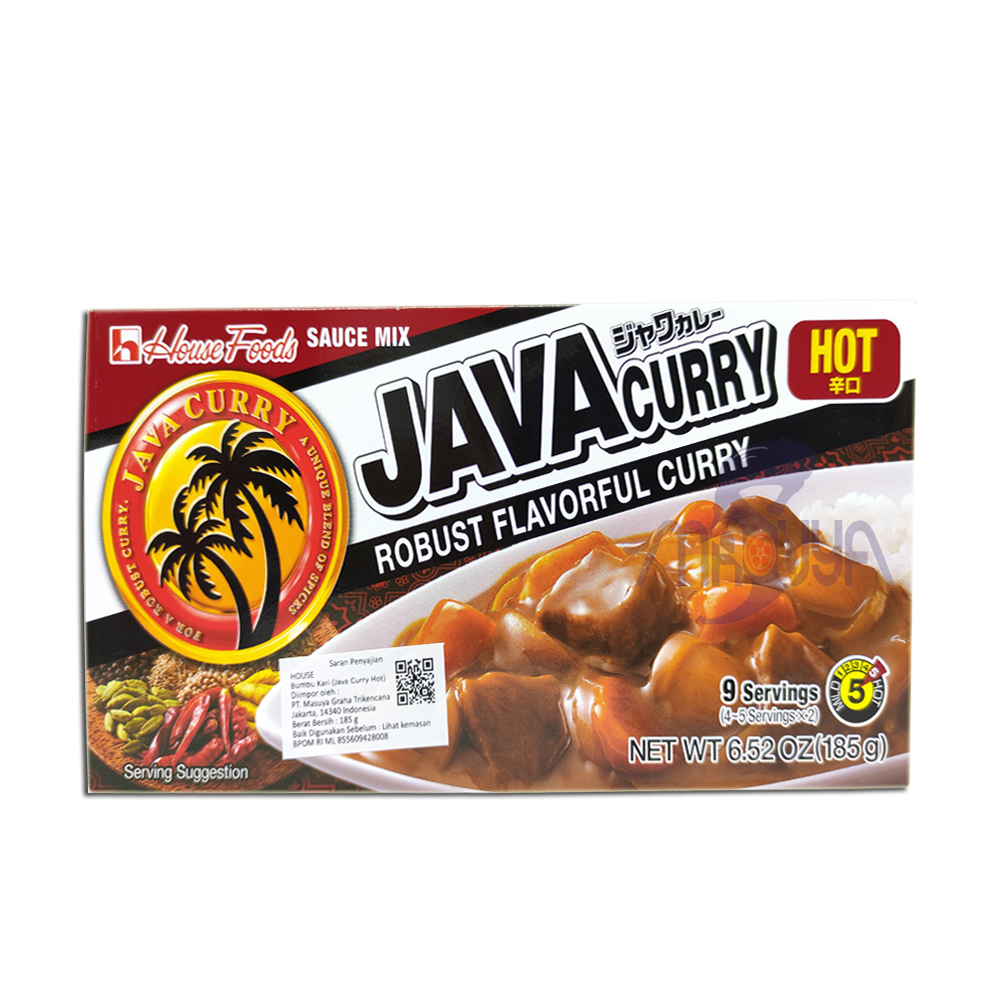 House Java Curry Hot 185 gr