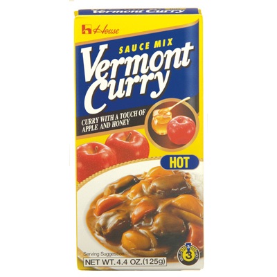 House Vermont Curry Hot 125gr 