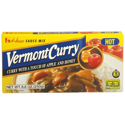 House Vermont Curry Hot 250gr
