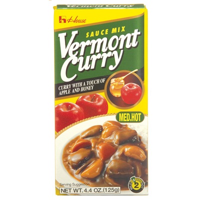House Vermont Curry Medium Hot 125gr