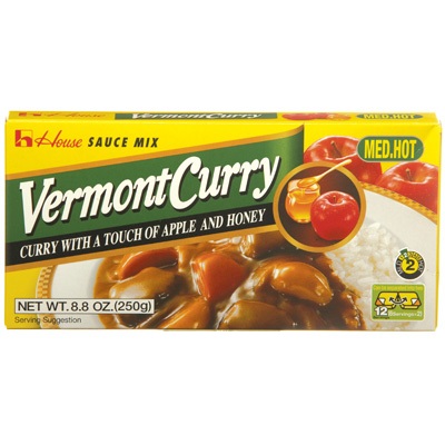 House Vermont Curry Medium Hot 250gr