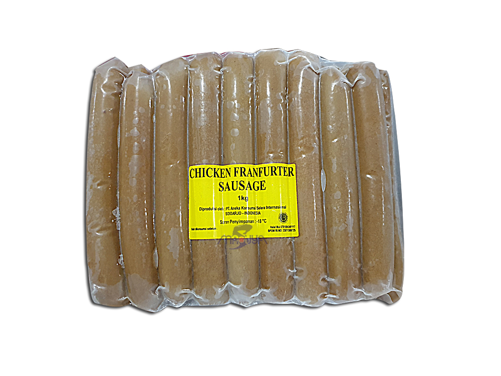 Kansas Chicken Frankfurter Original Sausage 1 Kg 