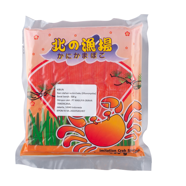 Kibun Kani Kamaboko Crab Stick B 500g 30pcs