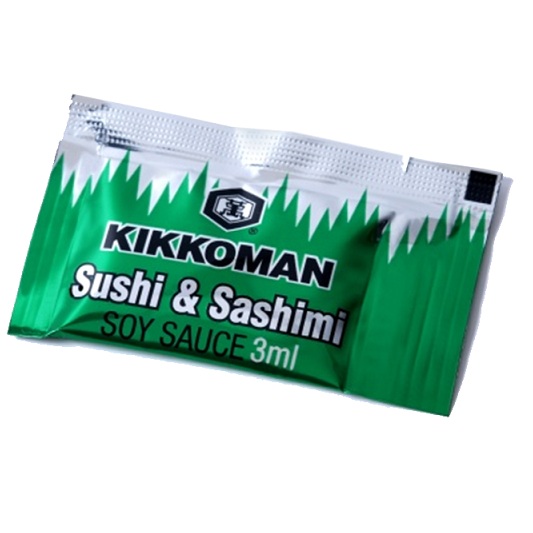 Kikkoman Sushi & Sashimi Soy Sauce Sachet (100 x 3 ml)
