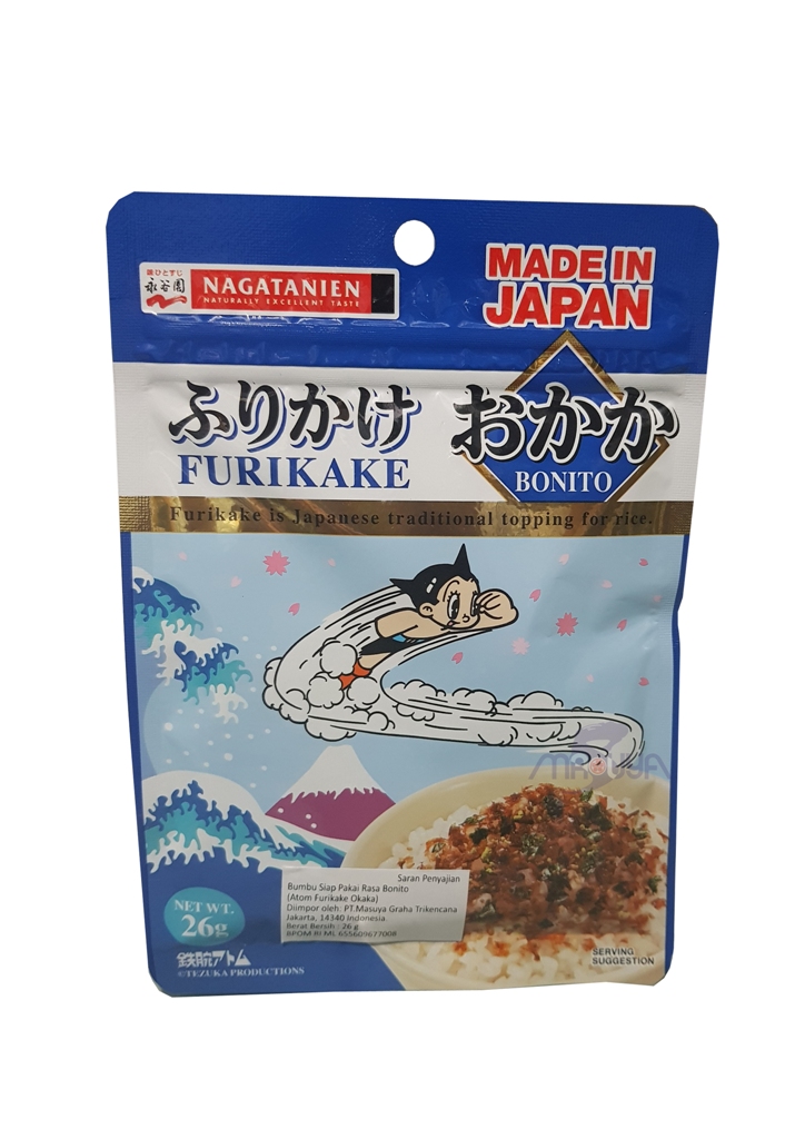 Nagatanien Atom Furikake Okaka 26 gr