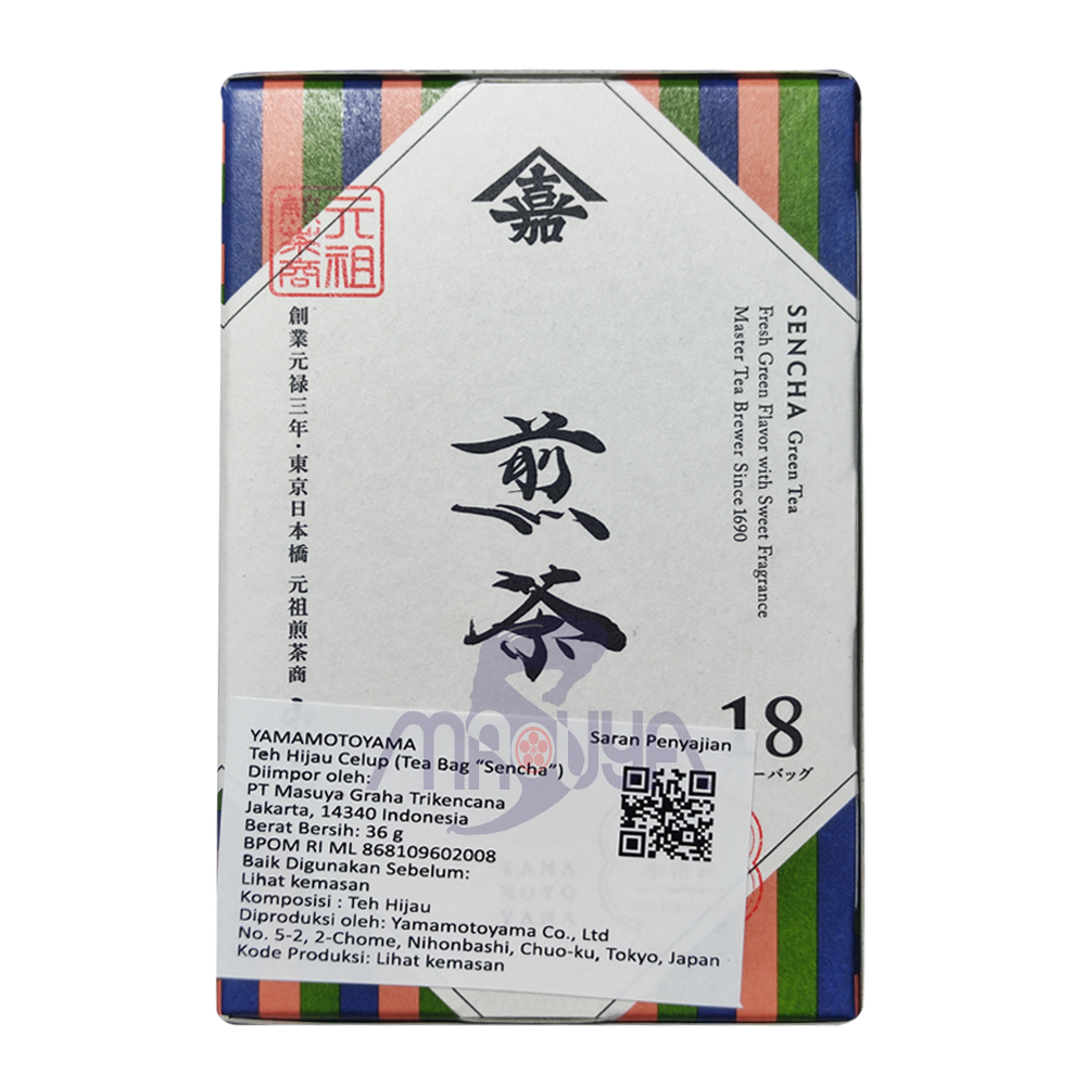 Yamamotoyama Sencha Tea Bag 36 gr 